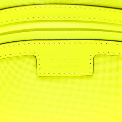 Gucci Rubber Effect Monogram GG Crossbody Bag Fluorescent Yellow 6 of 10