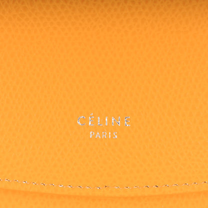 Celine Grained Calfskin Trotteur Messenger Saffron 6 of 8