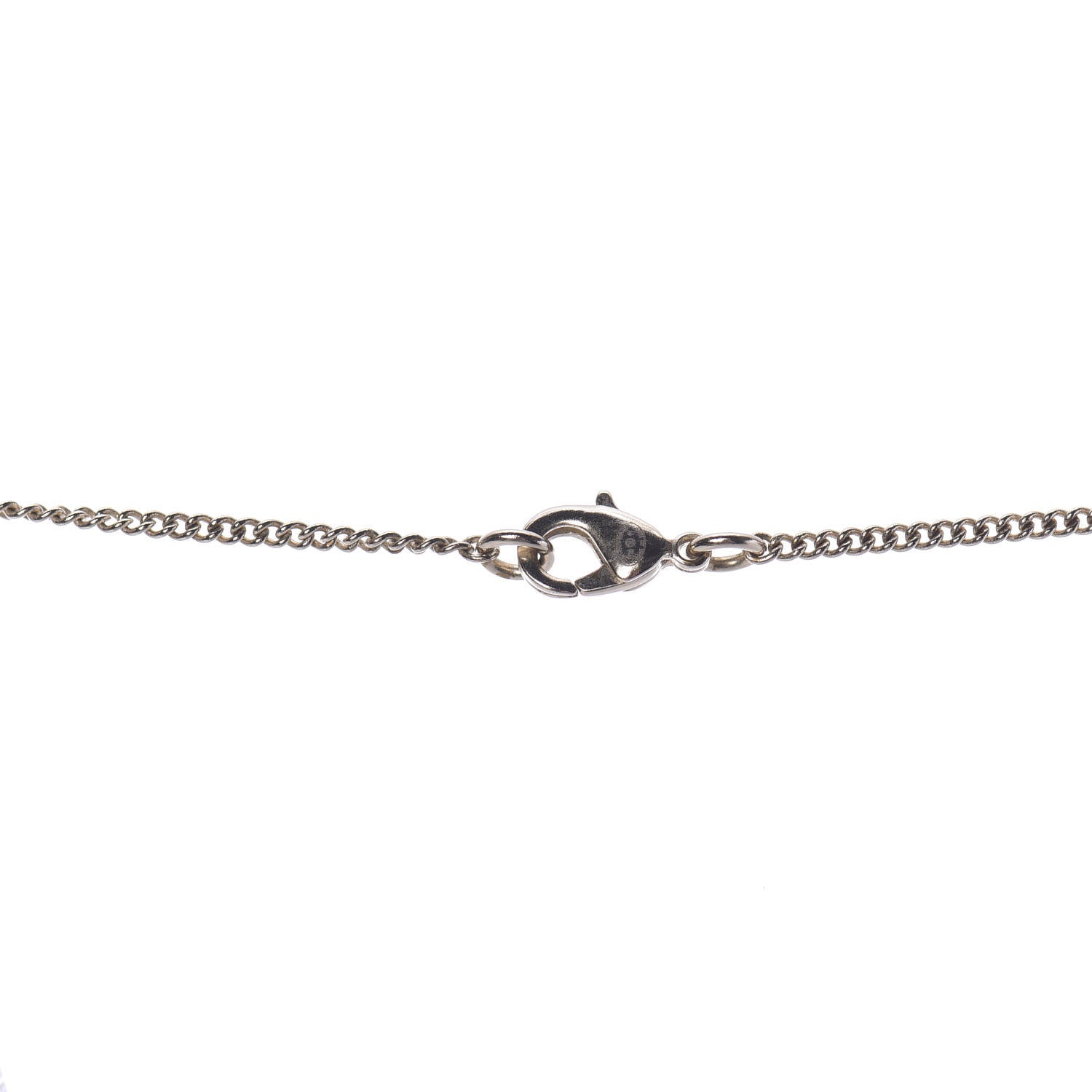 Chanel Lambskin CC Chain Necklace Gold Black 4 of 7