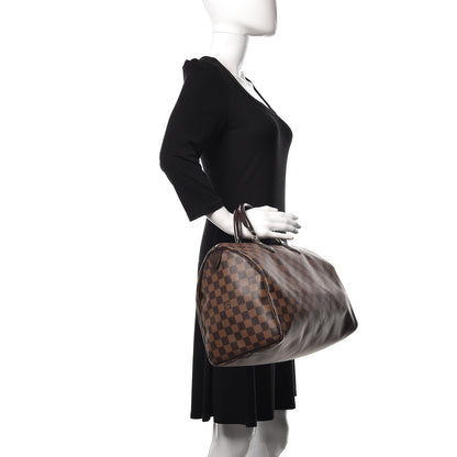 Louis Vuitton Damier Ebene Speedy 35 2 of 14