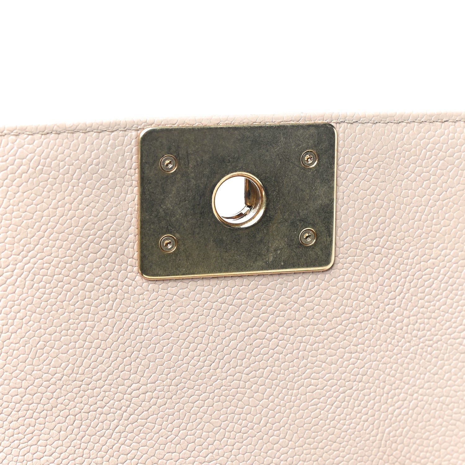 Chanel Caviar Quilted Medium Boy Flap Beige 12 of 27