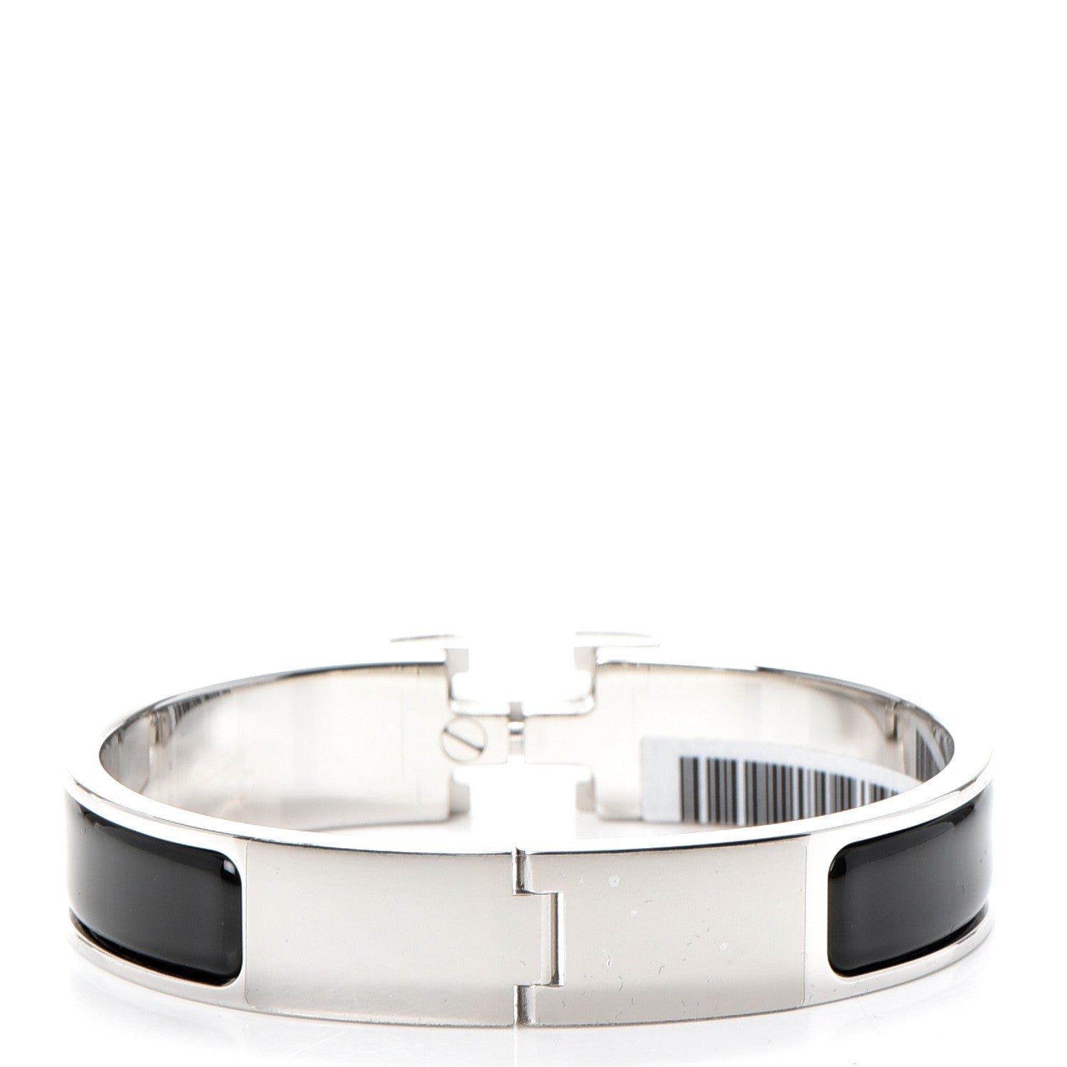 Hermes Enamel Narrow Clic Clac H Bracelet PM Black 3 of 4