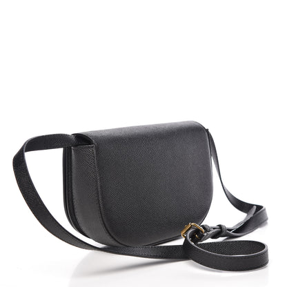 Balenciaga Grained Calfskin Logo Print Ville Day Bag XS Black 3 of 10