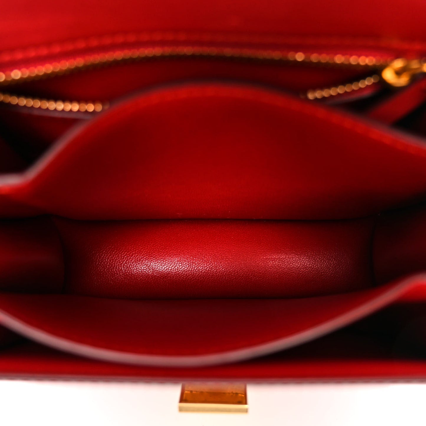 Box Calfskin Small Classic Box Flap Bag Red