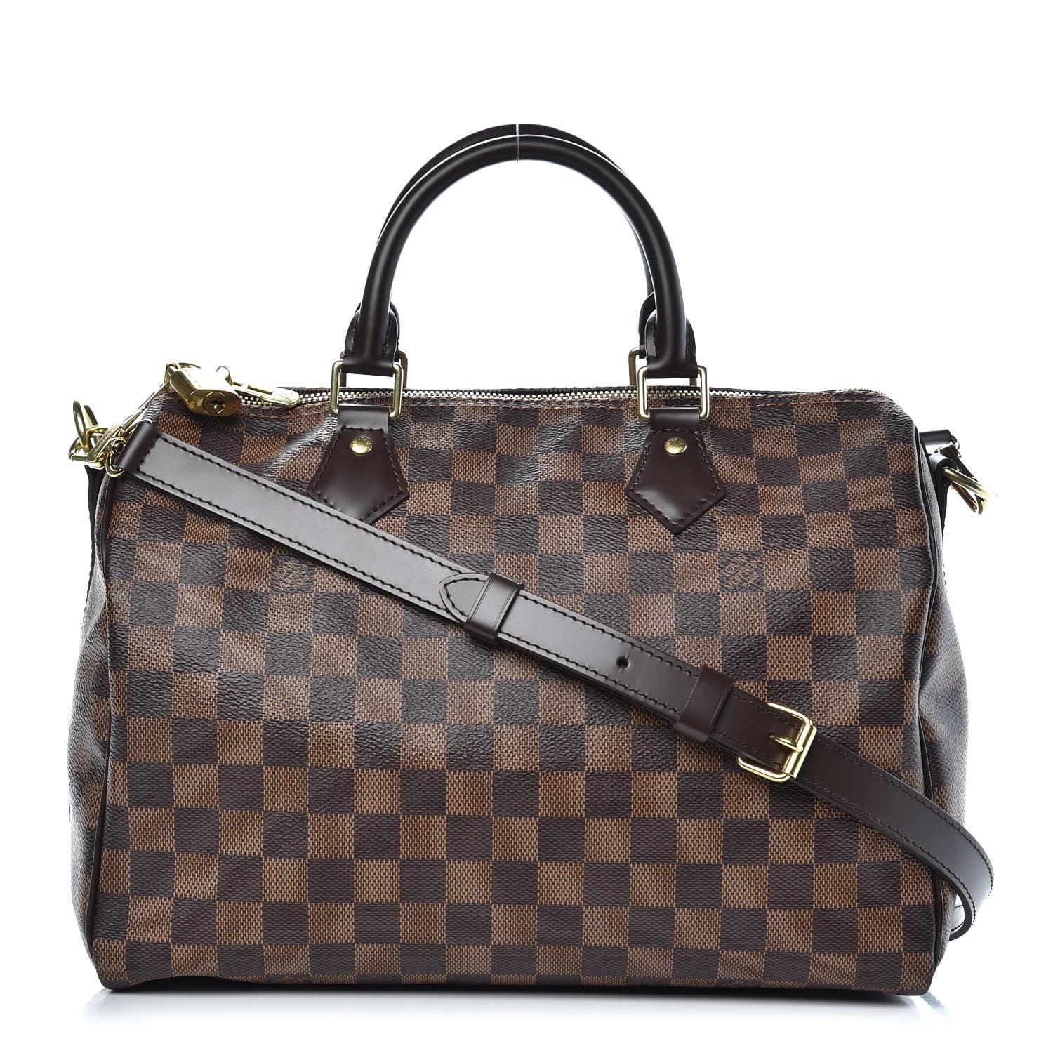 Louis Vuitton Damier Ebene Speedy Bandouliere 30 1 of 10