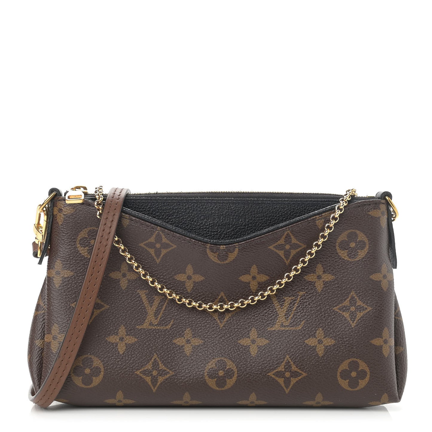 Monogram Pallas Clutch Black