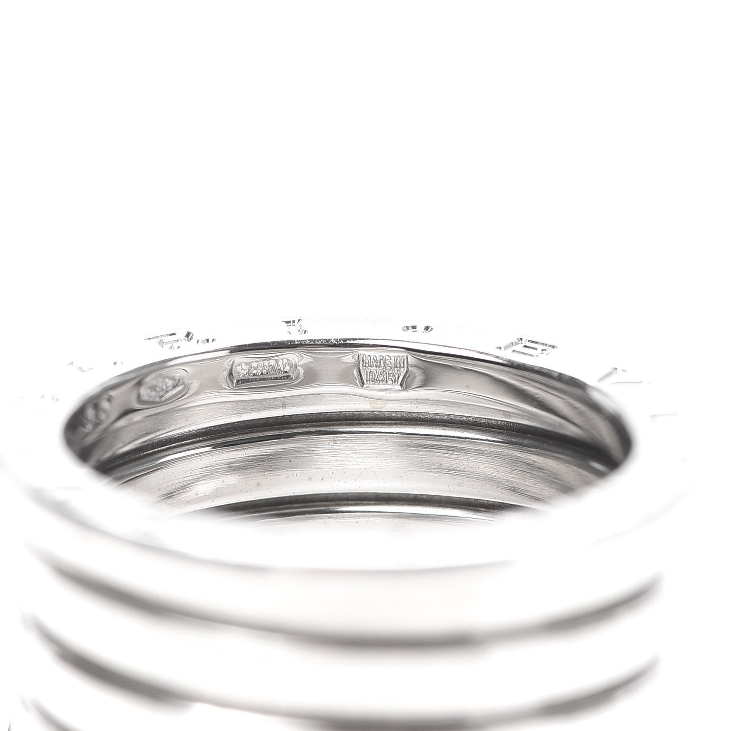 Bulgari 18K White Gold B.Zero1 Five-Band Ring 55 7.25 5 of 7