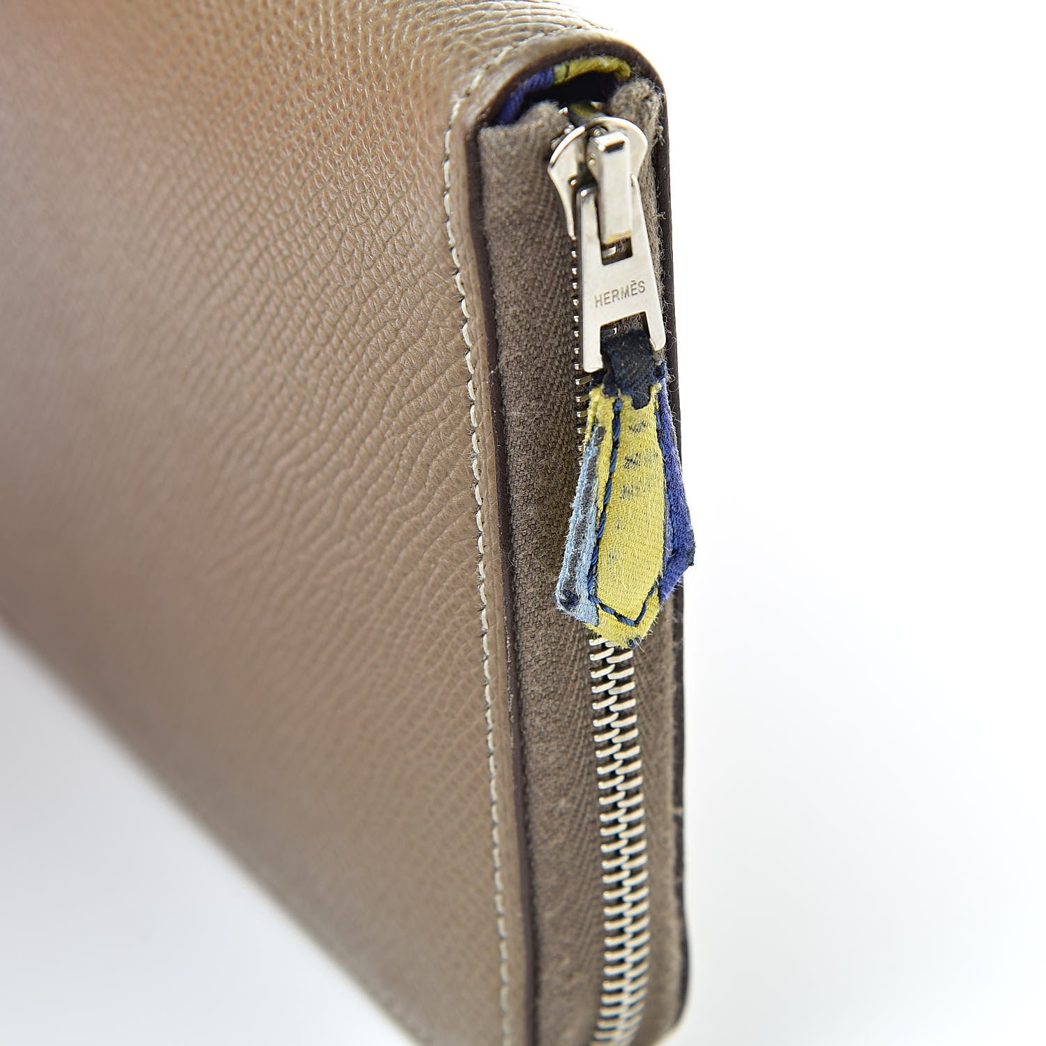 Hermes Epsom Silk'in Wallet Etoupe 8 of 9