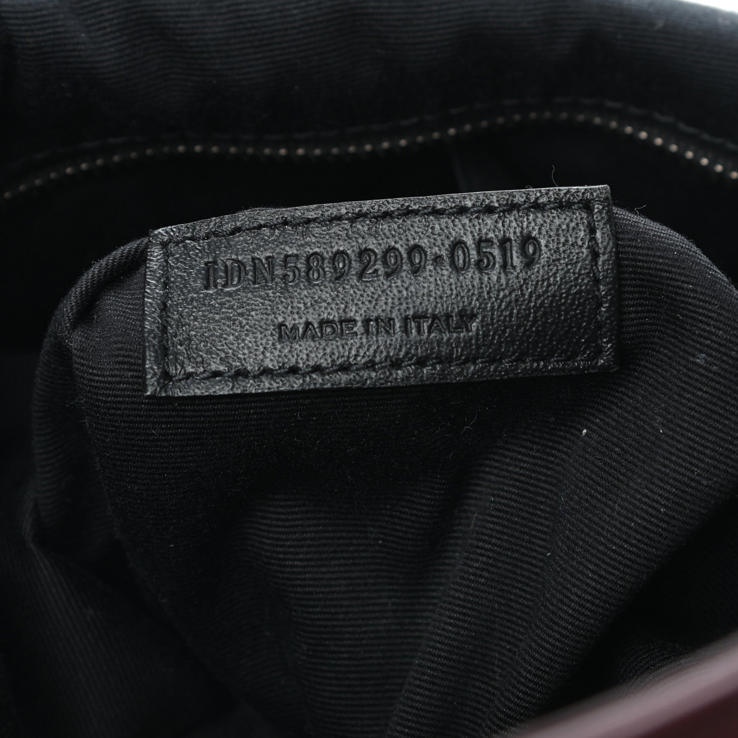 Saint Laurent Vintage Lambskin Chevron Monogram Medium Nolita Amaranto 7 of 9