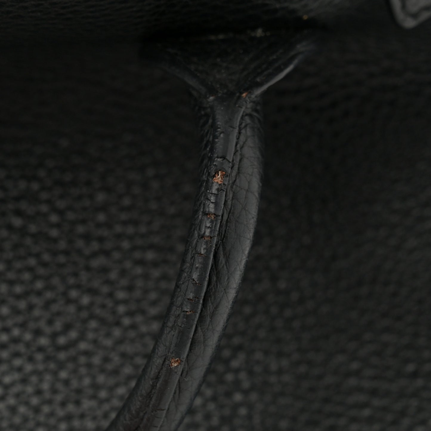 Grained Calfskin Baby Sac De Jour Souple Black