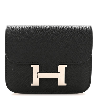 Hermes Epsom Constance Slim Wallet Black 1 of 7