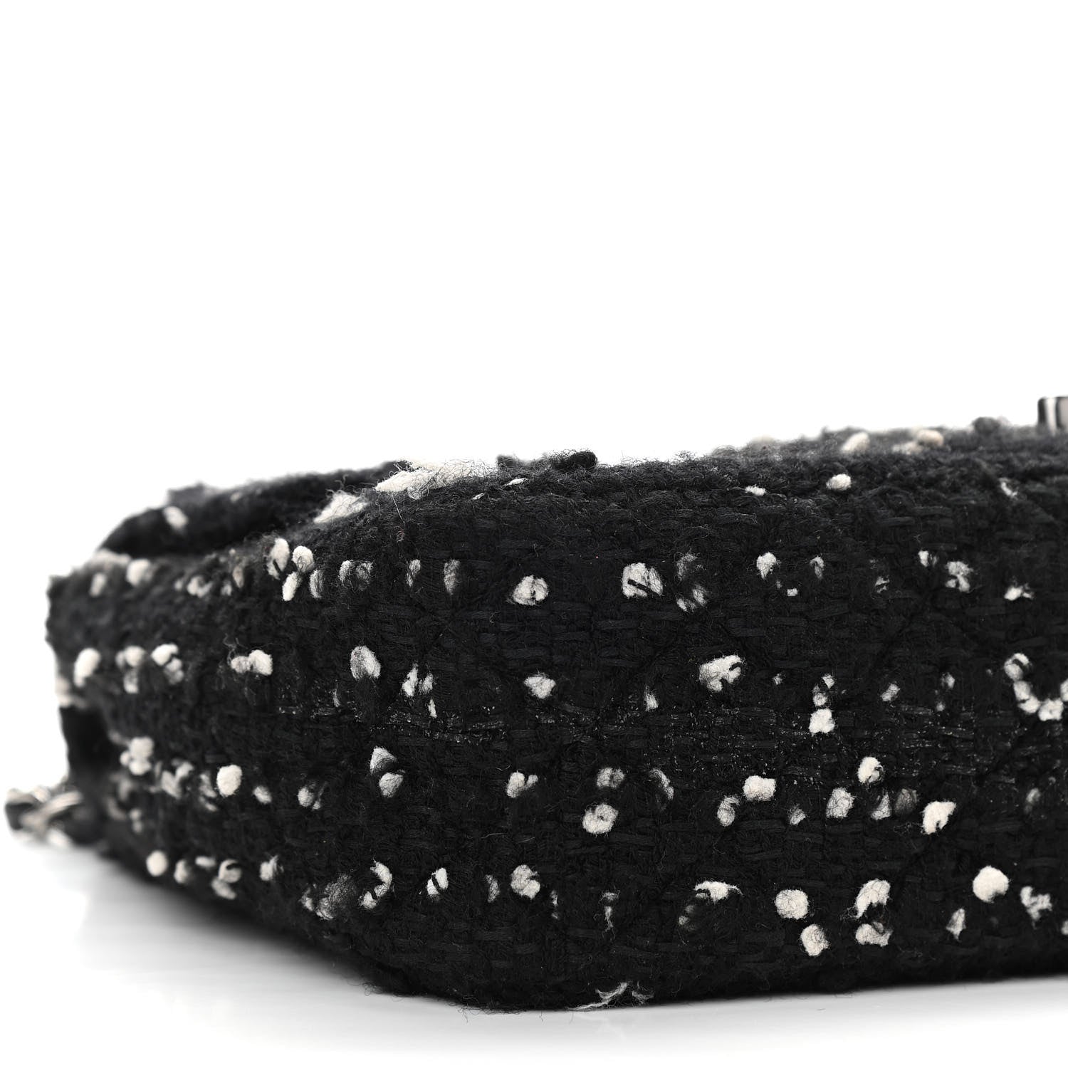 Chanel Tweed Elementary Chic Flap Black White 9 of 11
