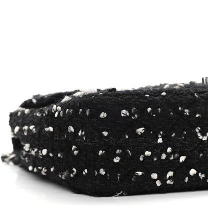 Chanel Tweed Elementary Chic Flap Black White 9 of 11