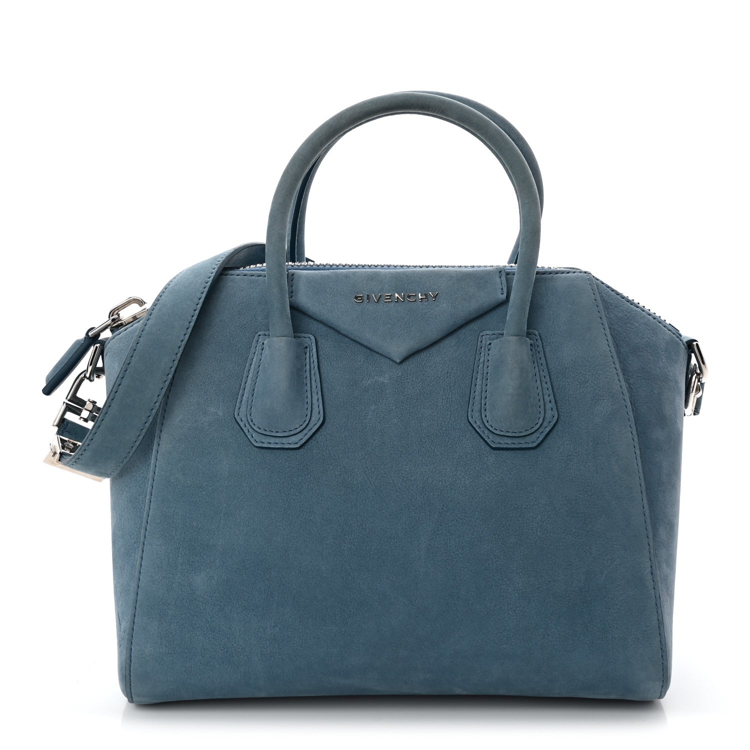 Givenchy Nubuck Small Antigona Medium Blue 1 of 13