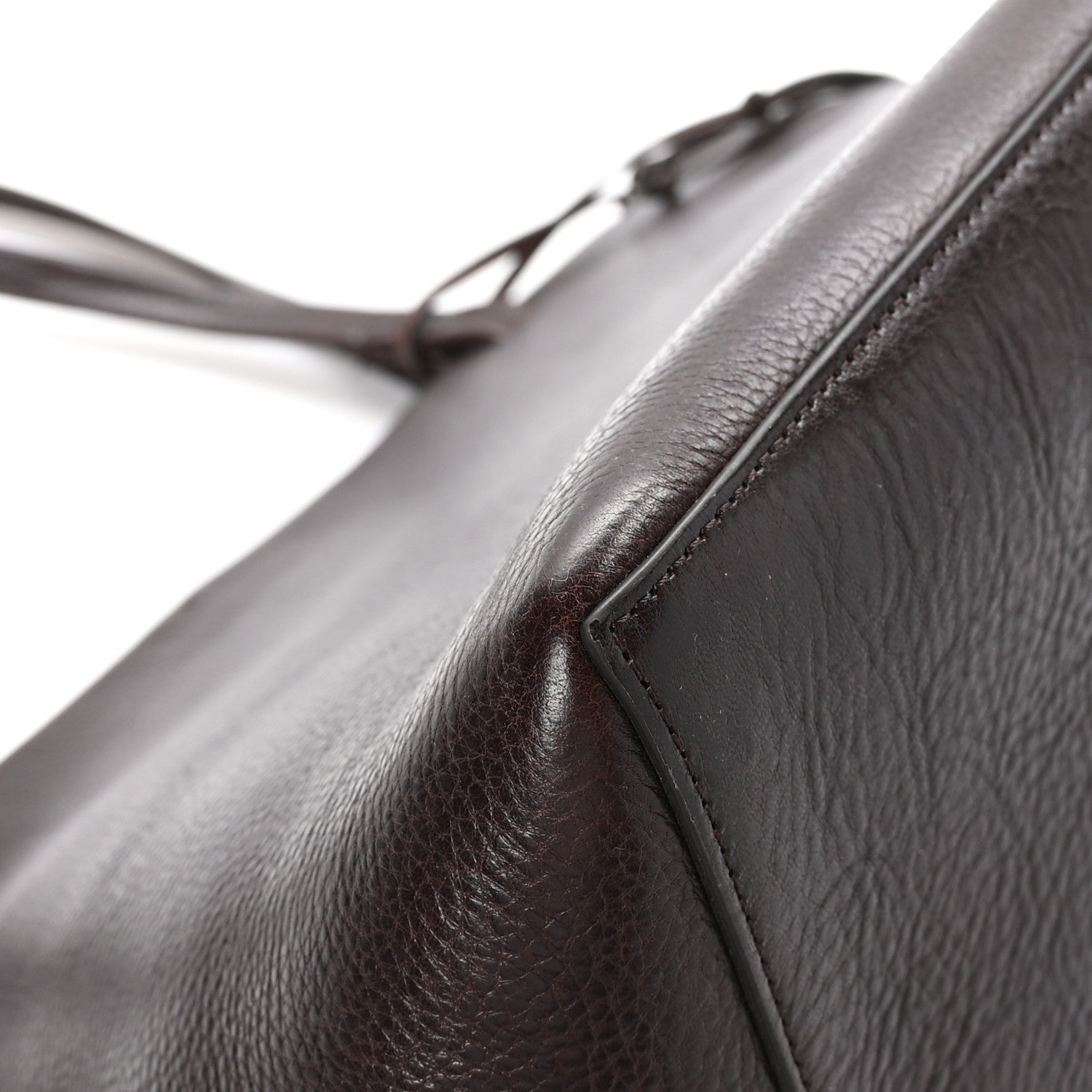 The Row Grained Calfskin Park Tote Three Brown Ans 11 of 13