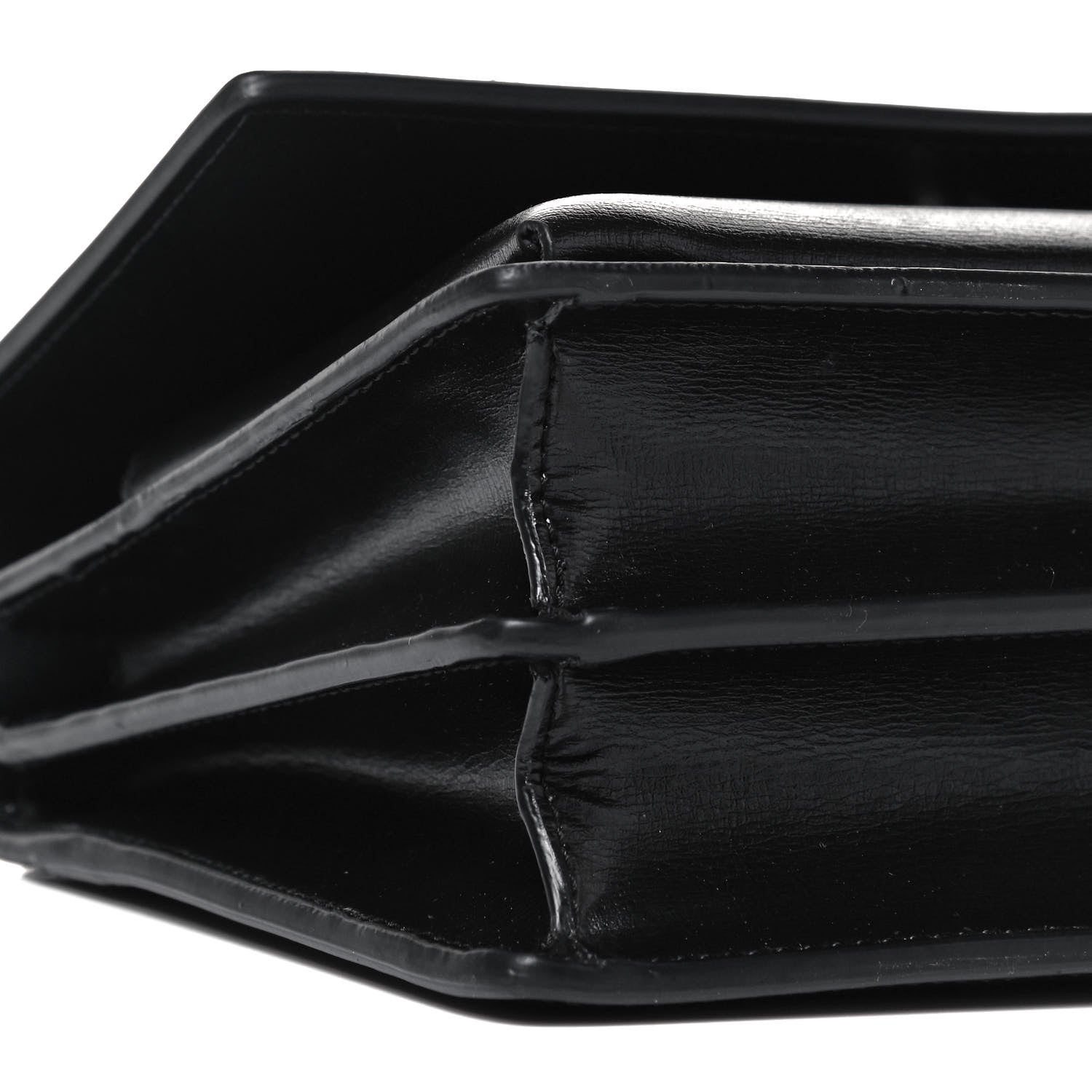 Saint Laurent Calfskin Medium Monogram Sunset Black 8 of 9