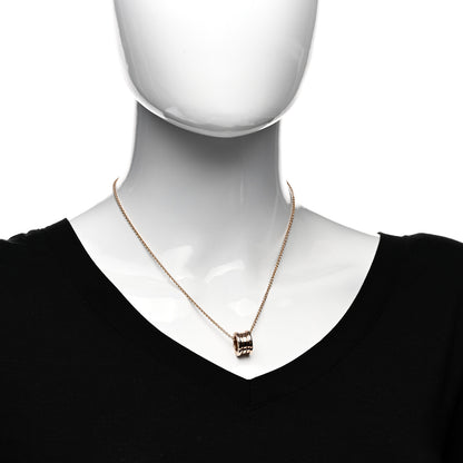 Bulgari 18K Rose Gold B.Zero1 Pendant Necklace 2 of 6