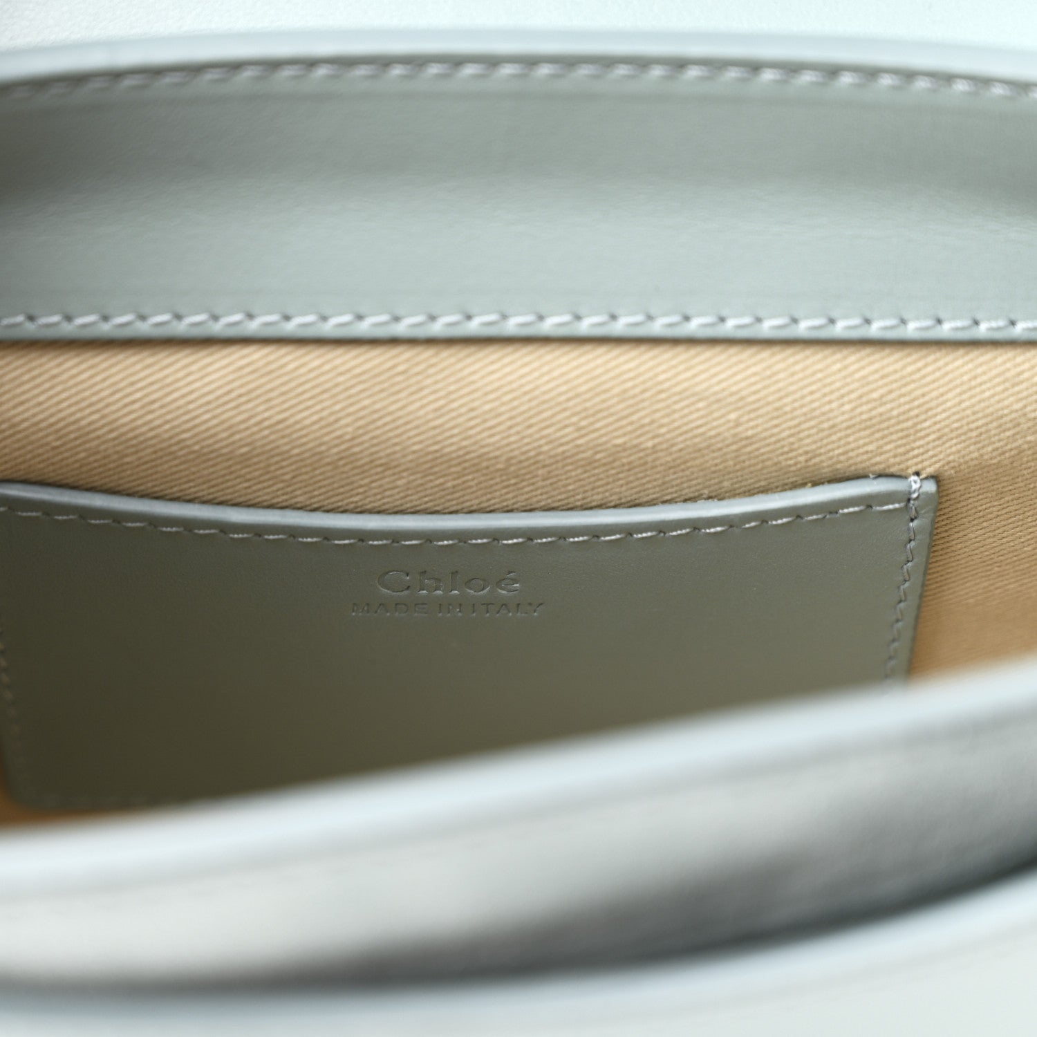 Chloe Calfskin Small Tess Bag Faded Blue 6 of 9