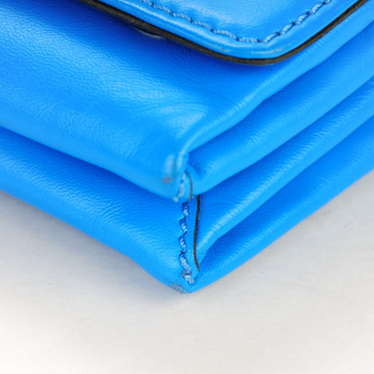 Valentino Garavani Nappa Mini Va Va Voom Shoulder Bag Blue Fluo 9 of 9