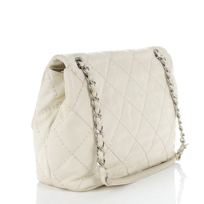 Chanel Calfskin Love Me Tender Flap Dark White 3 of 10