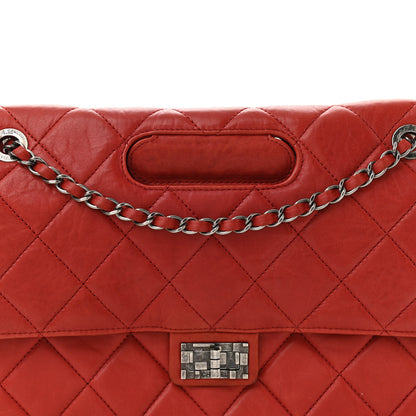 Chanel Washed Lambskin Jumbo Take Away Flap Red 7 of 10