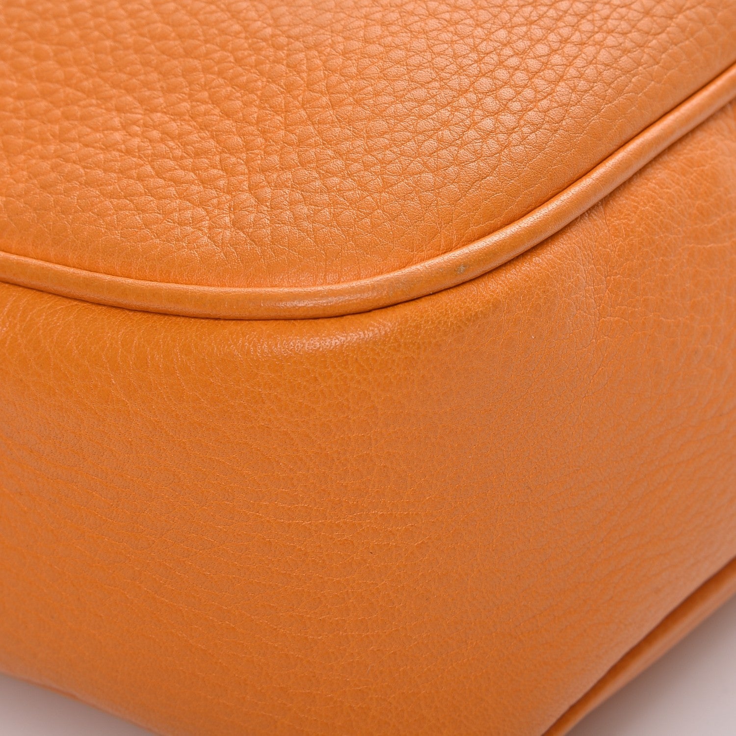 Gucci Pebbled Calfskin Small Soho Disco Bag Curcuma 11 of 12