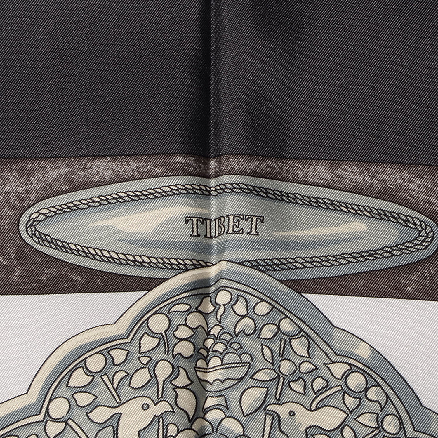 Hermes Silk Tibet Scarf 90 3 of 5