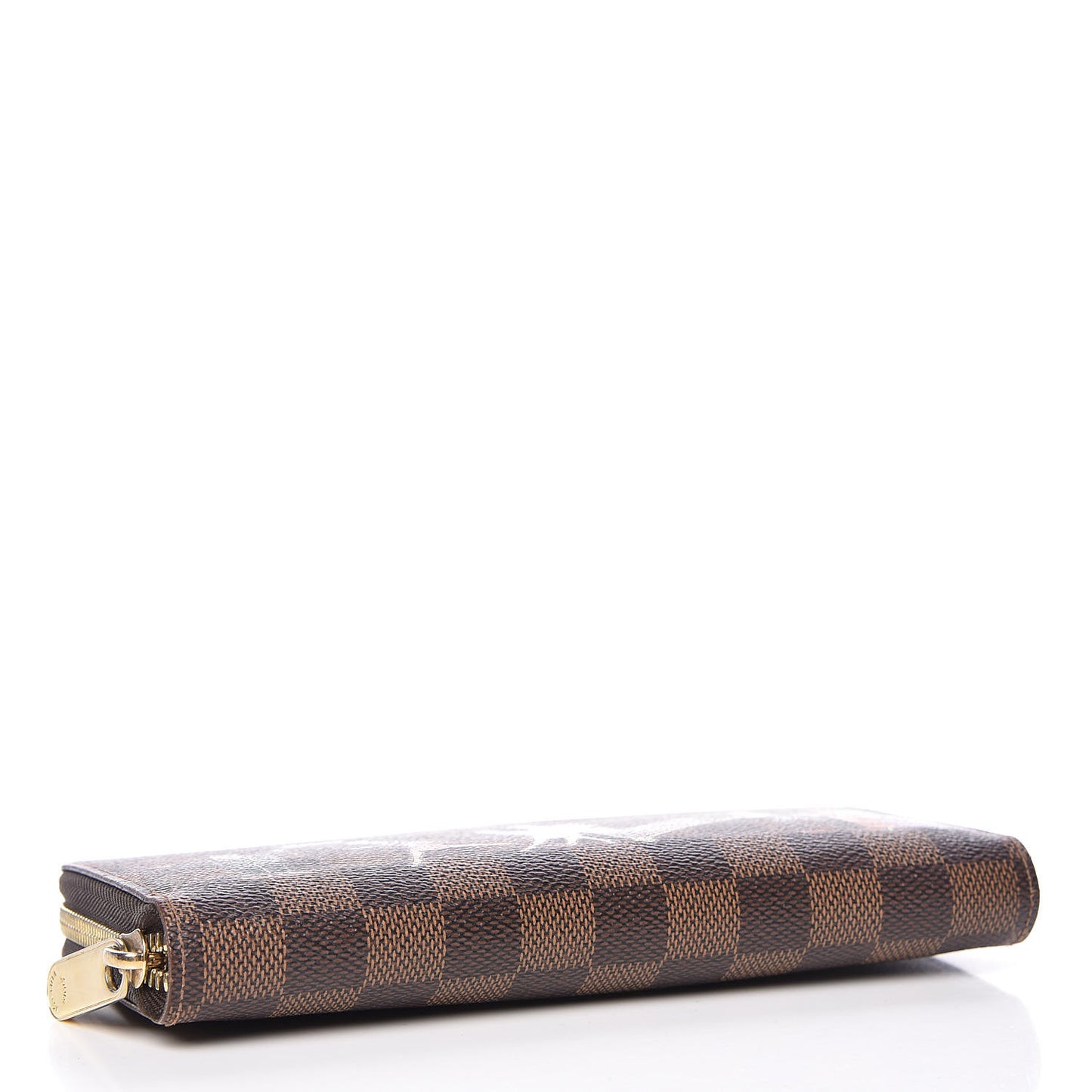 Damier Ebene Illustre Zippy Wallet Violet