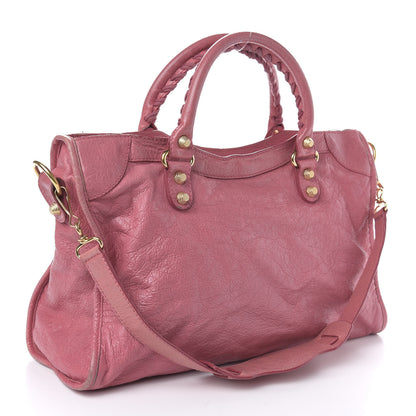 Balenciaga Agneau Giant 12 Gold Hardware City Rose Bombon Raspberry 3 of 15