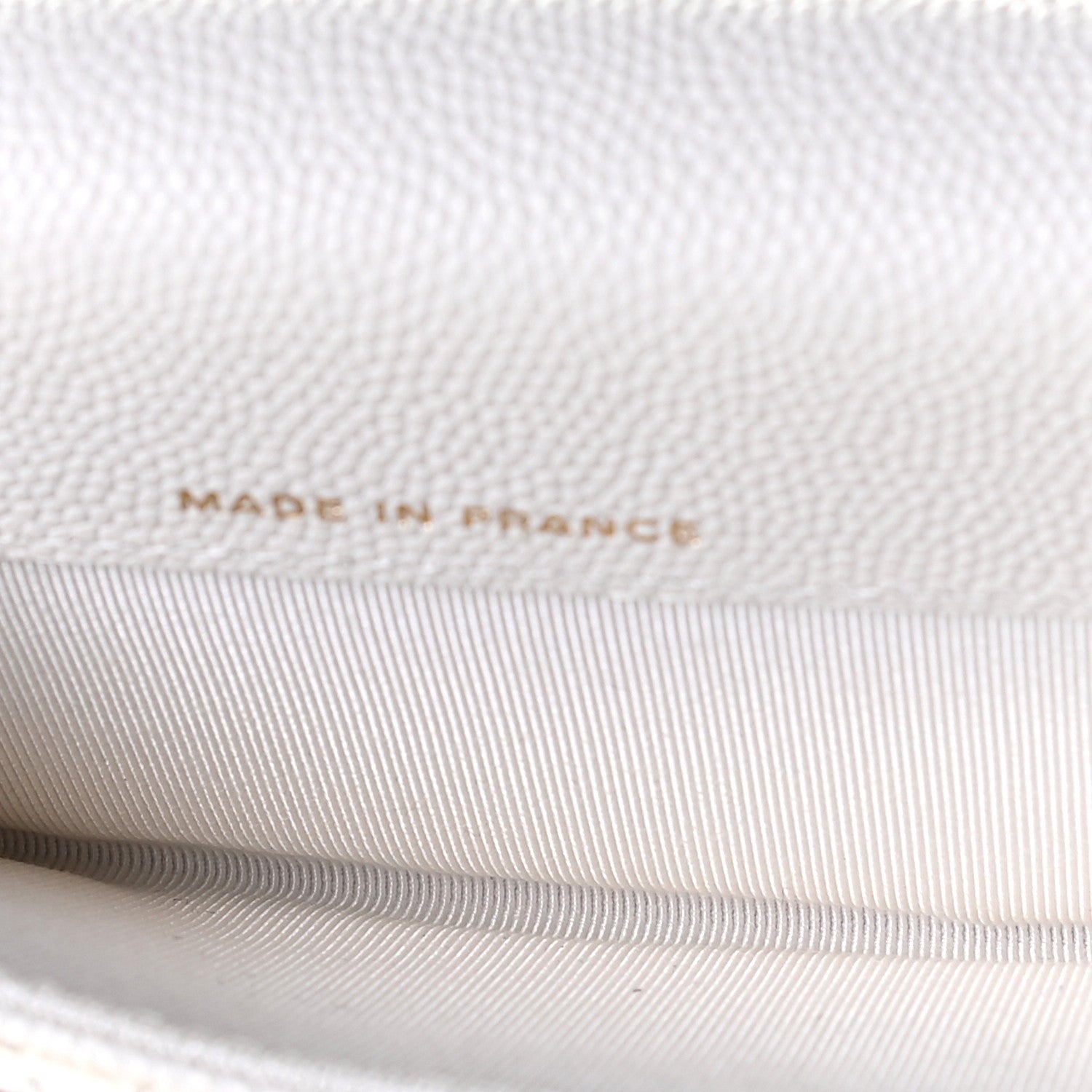 Chanel Caviar Quilted Flap Card Holder Wallet White 5 of 8
