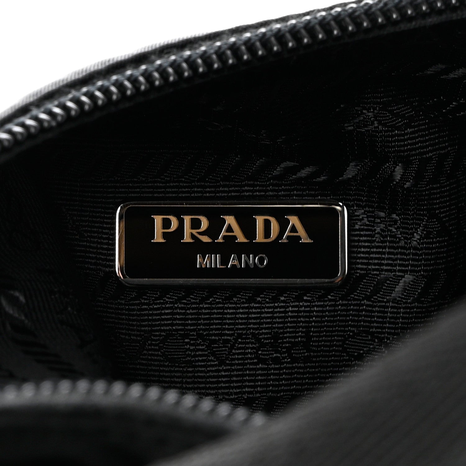 Prada Tessuto Nylon Mini Re-Edition 2000 Bag Black 6 of 11