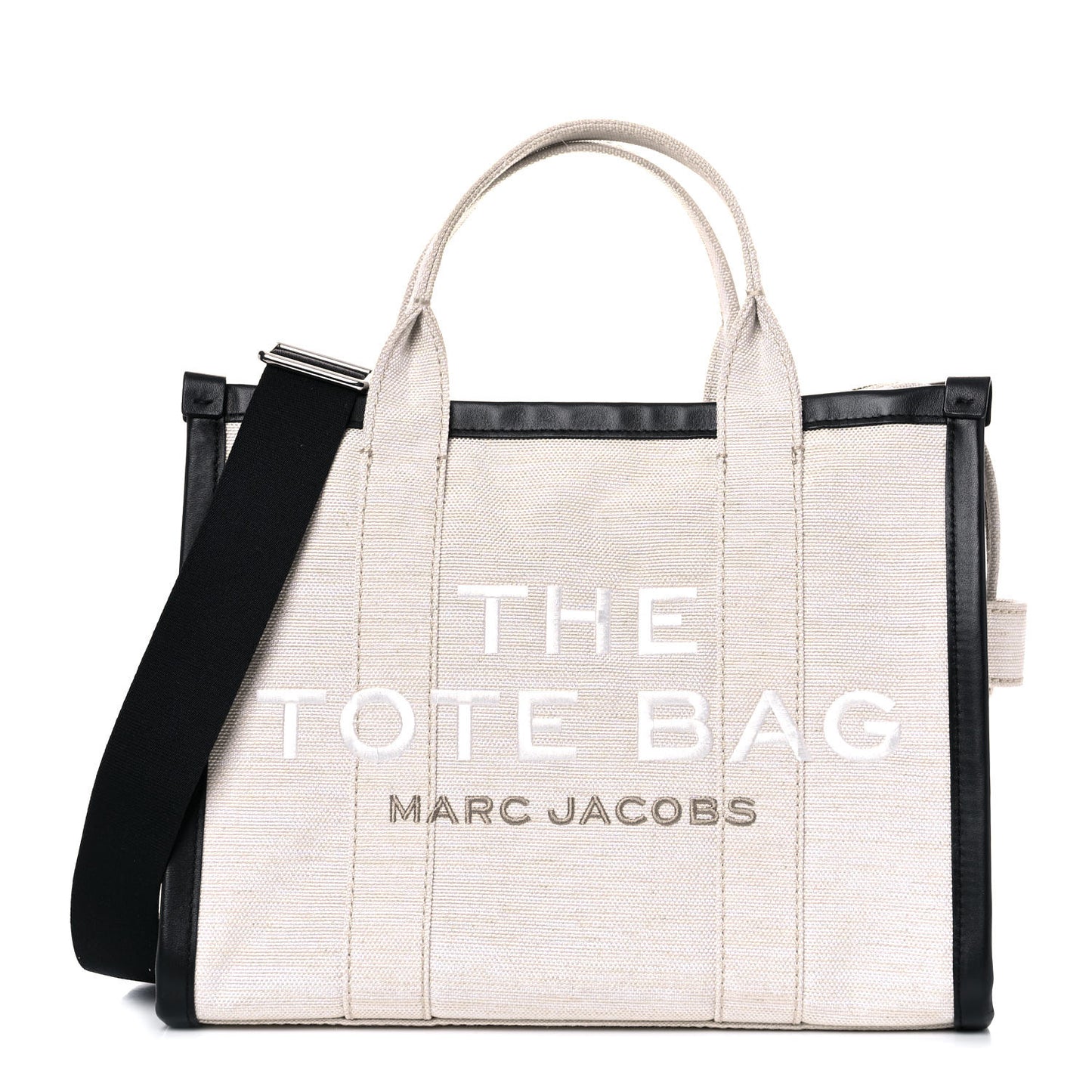 Cotton Canvas The Summer Medium Tote Bag Beige