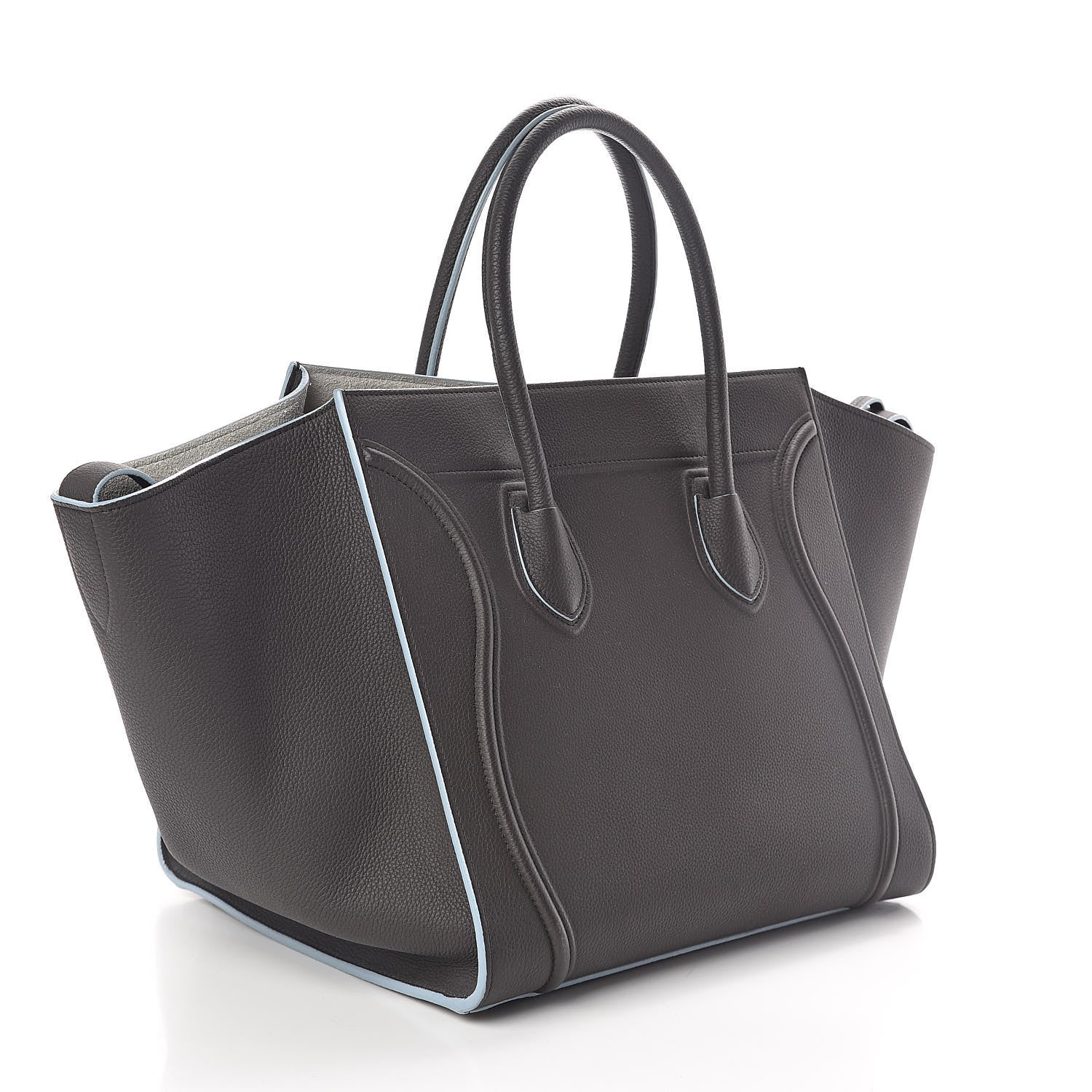 Celine Baby Grained Calfskin Medium Phantom Luggage Anthracite 2 of 8