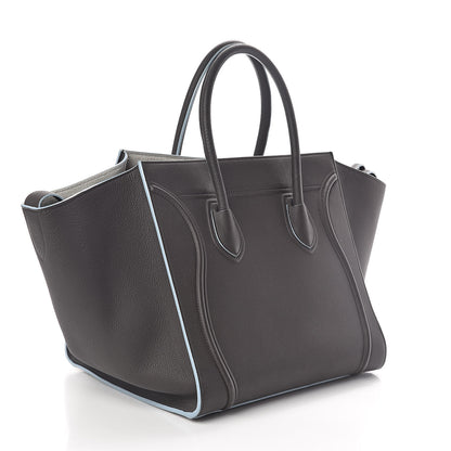 Celine Baby Grained Calfskin Medium Phantom Luggage Anthracite 2 of 8