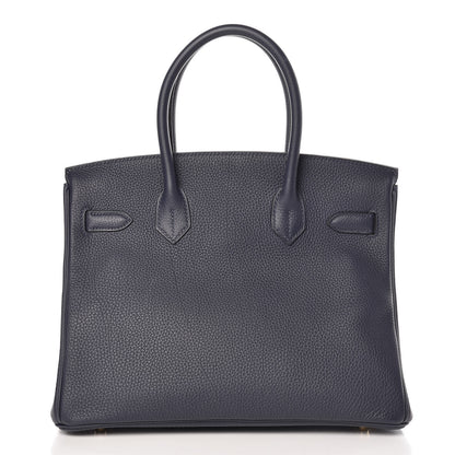 Hermes Togo Birkin 30 Bleu Nuit 4 of 35
