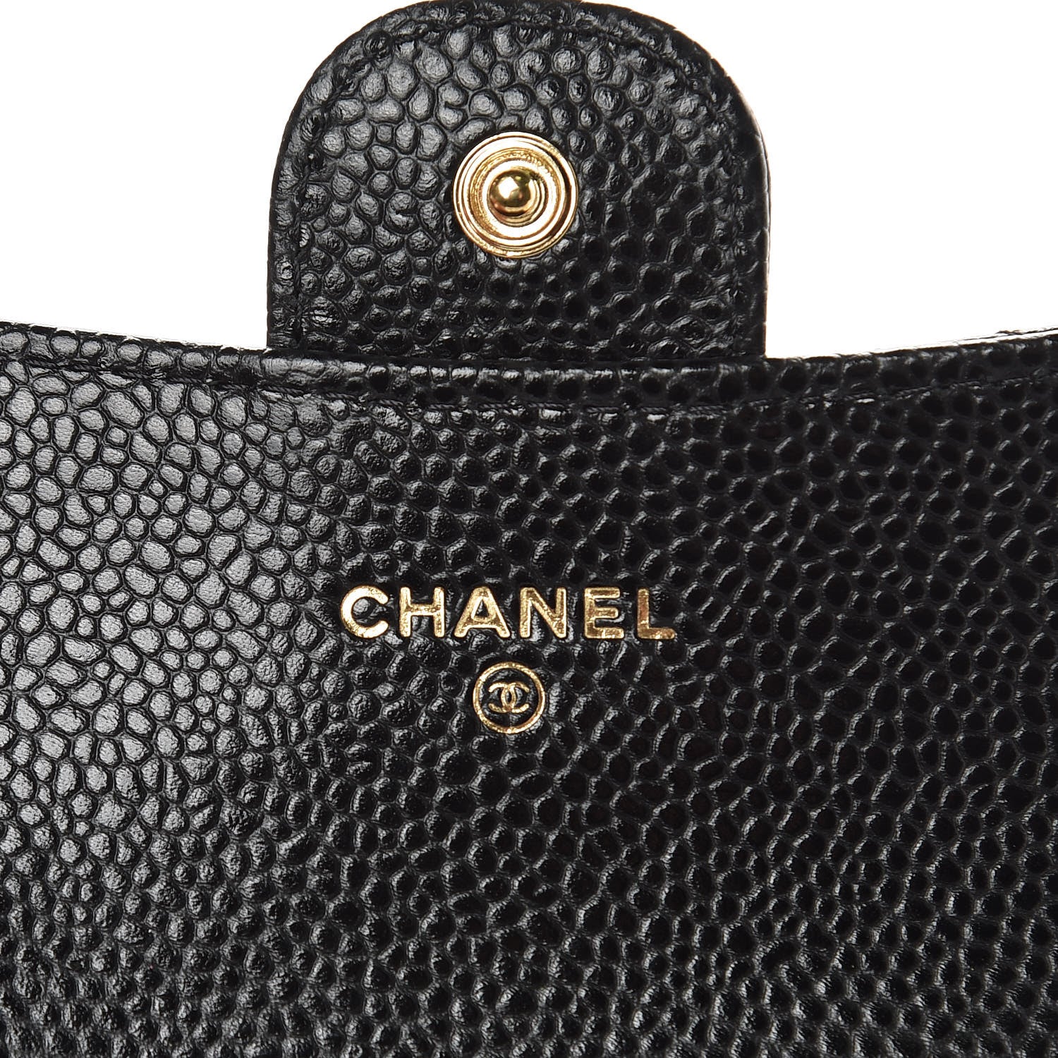 Chanel Caviar Quilted Flap Card Holder Black 5 of 8