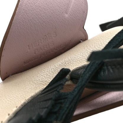 Hermes Milo Lambskin Grigri Rodeo Pegase Horse Bag Charm PM Craie Mauve Pale Vert Cypress 3 of 5