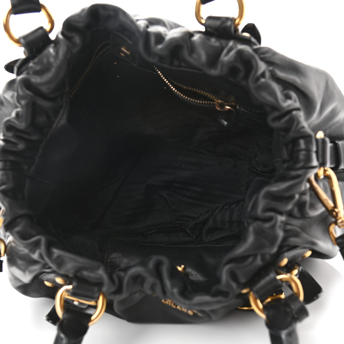 Soft Calf Shopping Bag Black