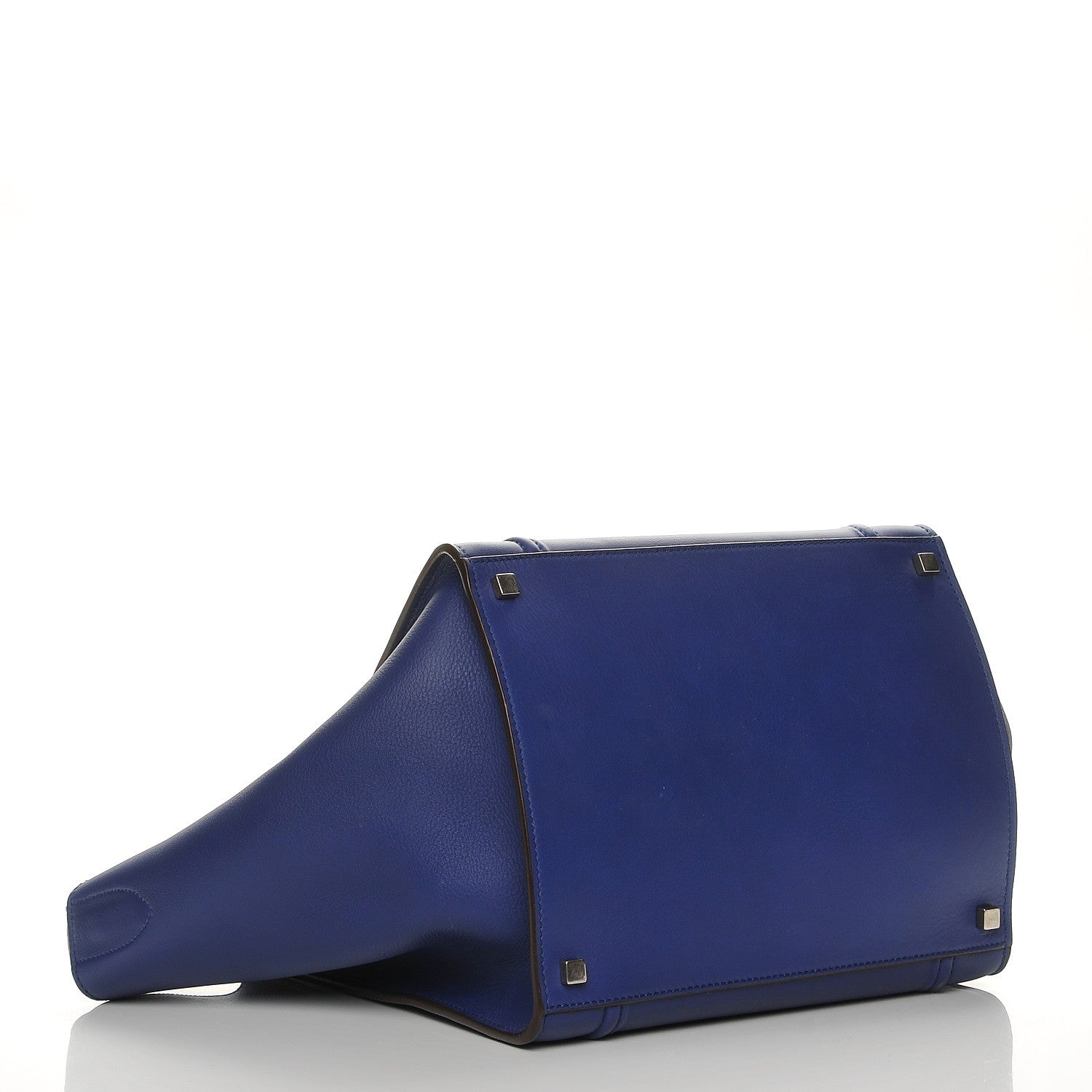 Celine Supple Calfskin Medium Phantom Luggage Indigo 4 of 8