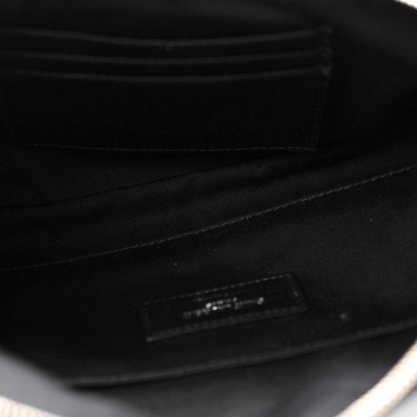 Canvas Monogram Belt Bag Black