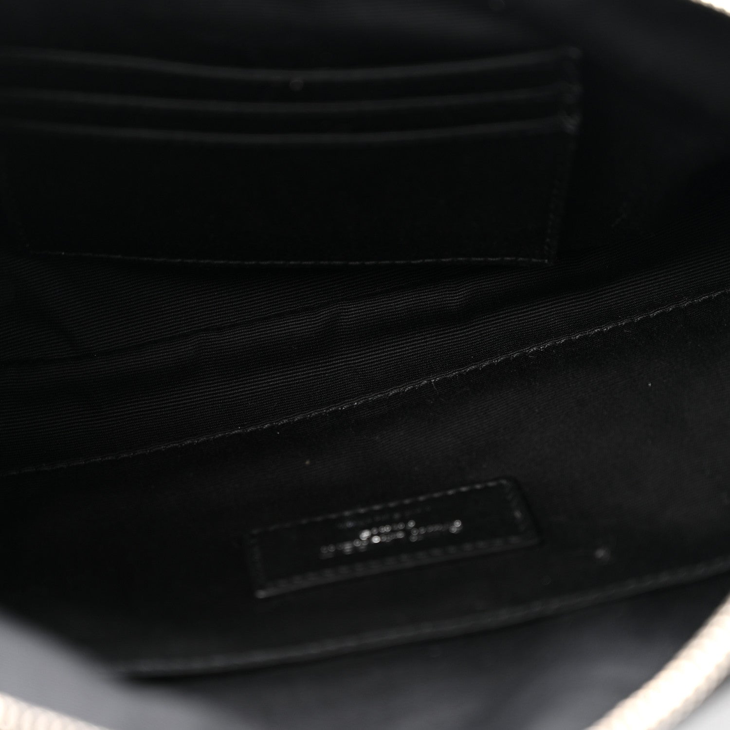 Saint Laurent Canvas Monogram Belt Bag Black 4 of 11