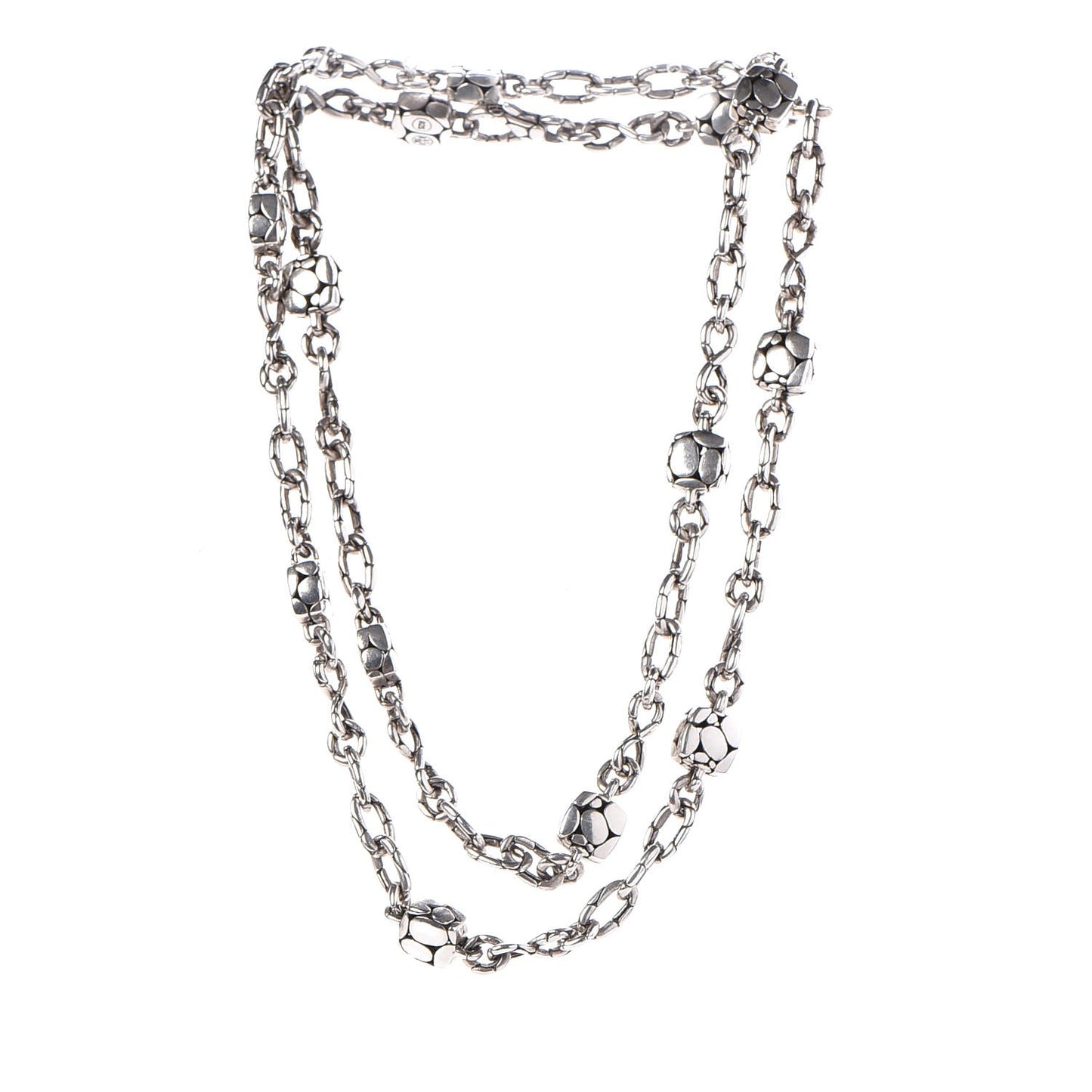 Sterling Silver Kali Station Necklace