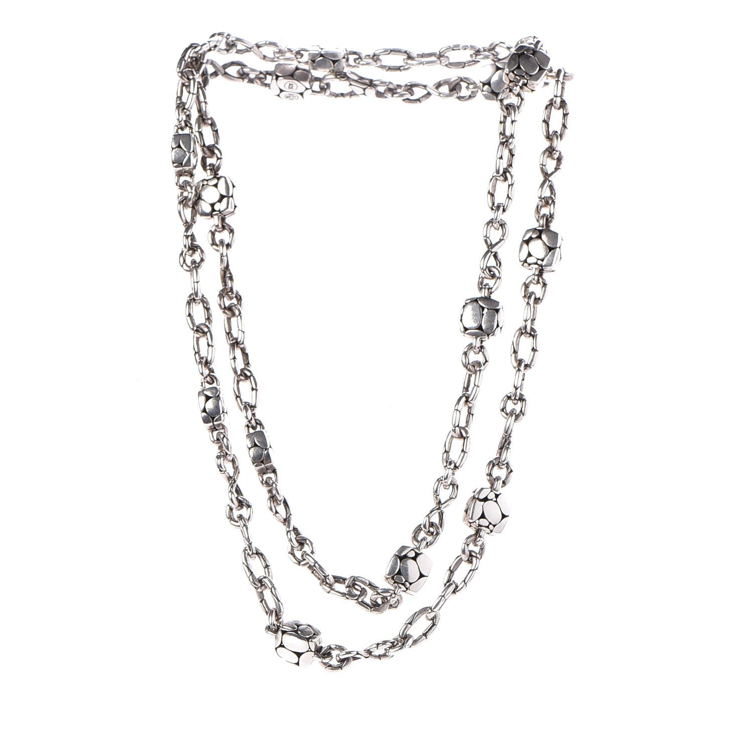 John Hardy Sterling Silver Kali Station Necklace 3 of 10
