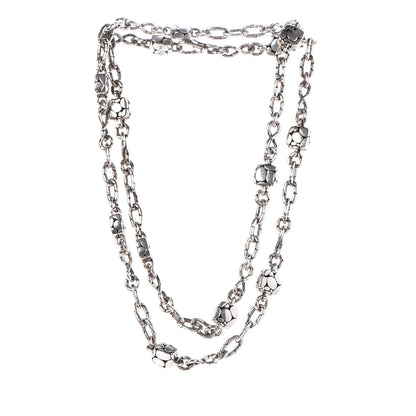 John Hardy Sterling Silver Kali Station Necklace 3 of 10
