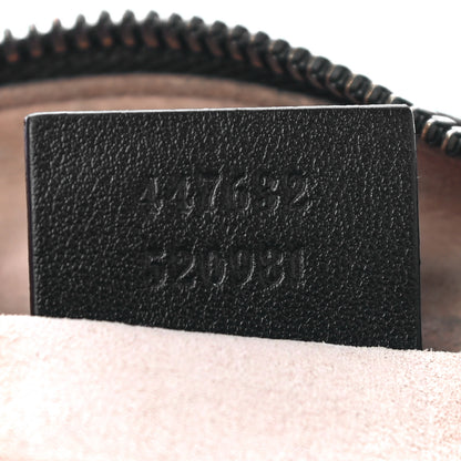 Gucci Calfskin Matelasse Small GG Marmont Chain Shoulder Bag Black 7 of 16