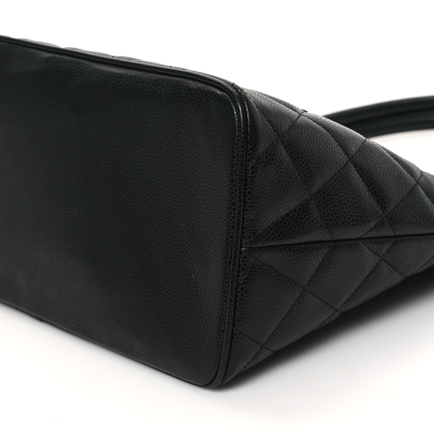 Chanel Caviar Quilted Medallion Tote Black 10 of 11