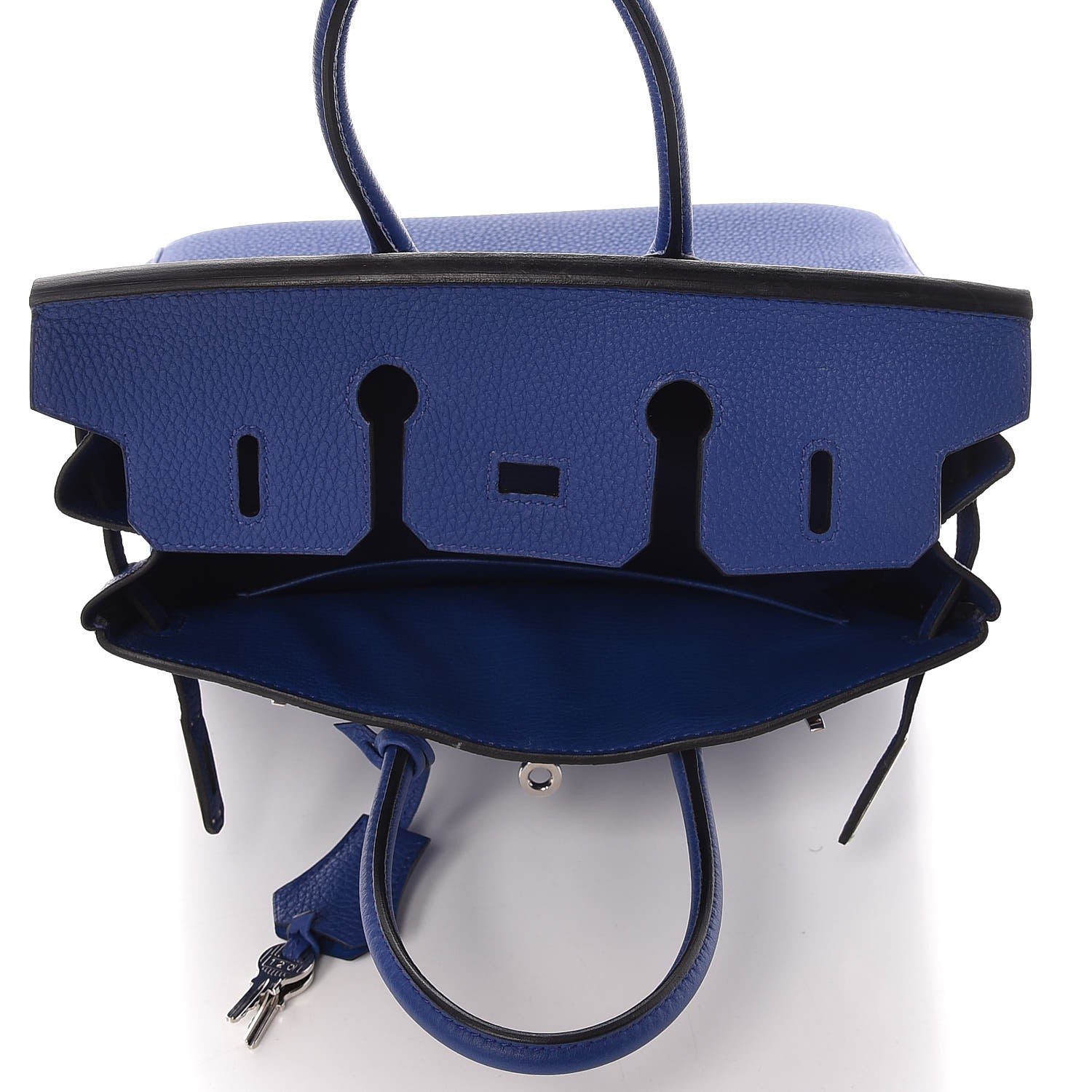 Hermes Togo Birkin 25 Bleu Electrique 16 of 26