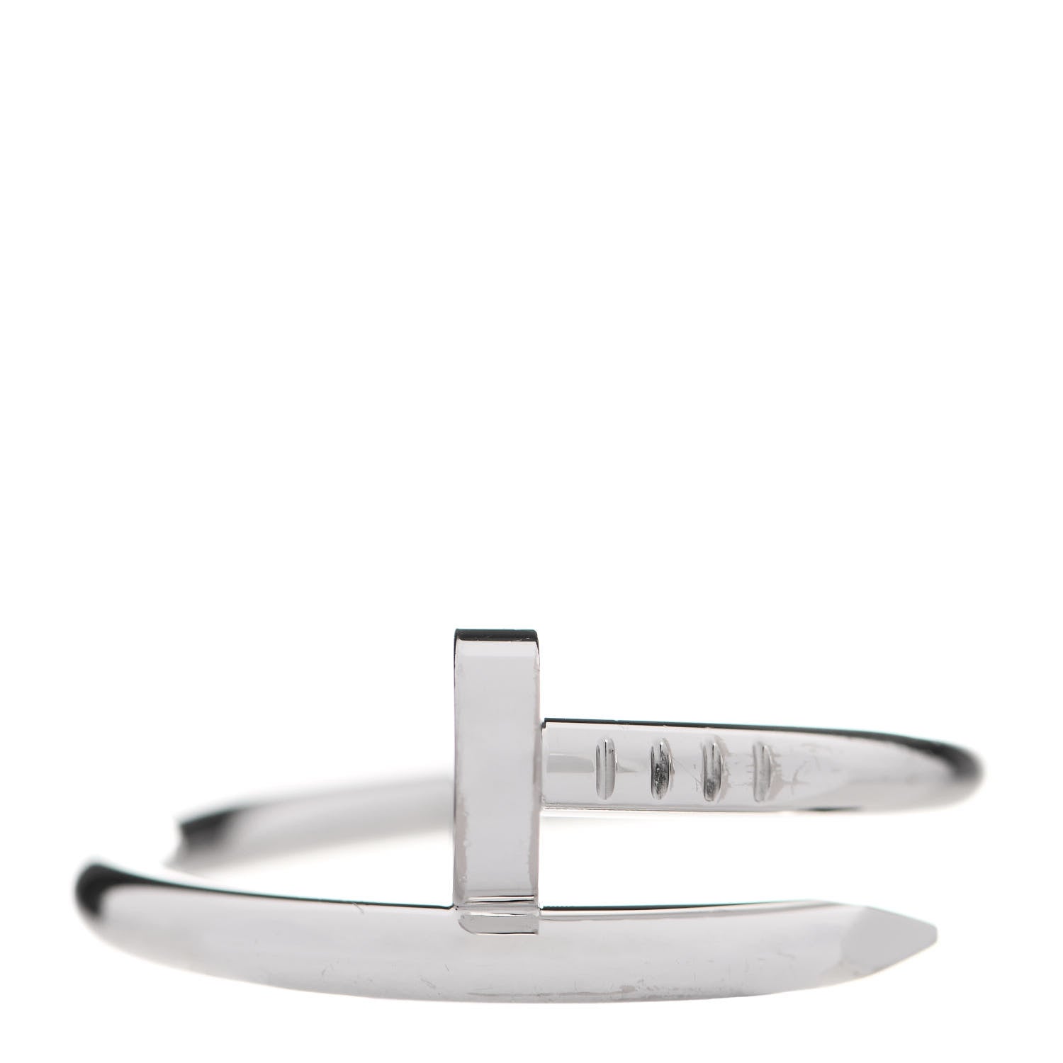 Cartier 18K White Gold Juste Un Clou Ring 63 10.25 1 of 6