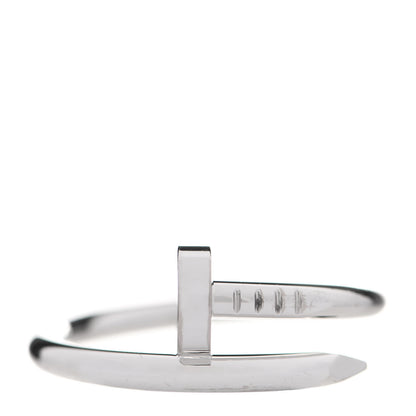 Cartier 18K White Gold Juste Un Clou Ring 63 10.25 1 of 6