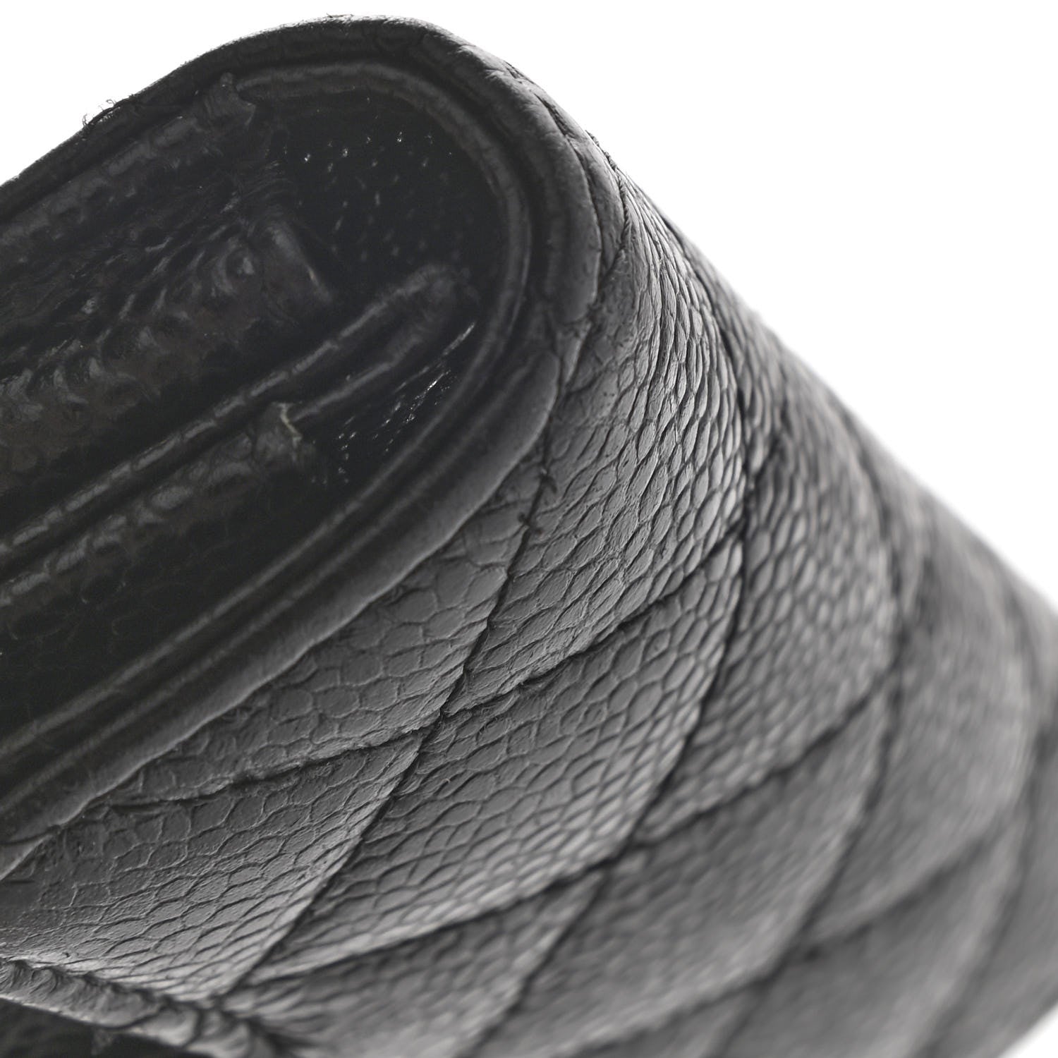 Chanel Caviar Quilted Flap Card Holder Black 10 of 11